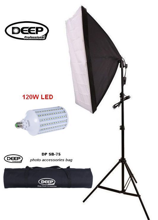 Набор постоянного LED света Deep 50x70cм 120W Е27 + bag 75